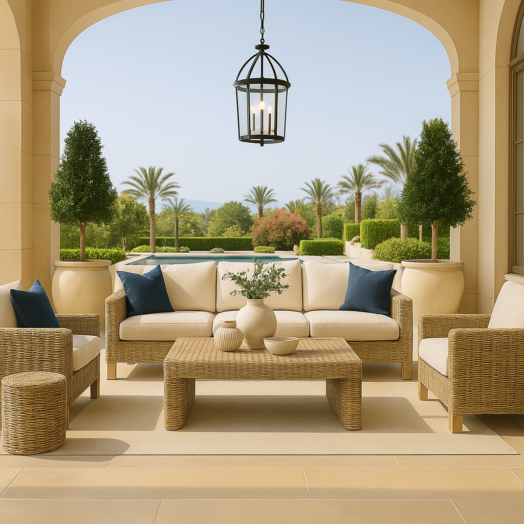 Hotel Lobby & Courtyard
